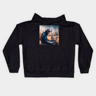 Content Creator in Dubai Kids Hoodie